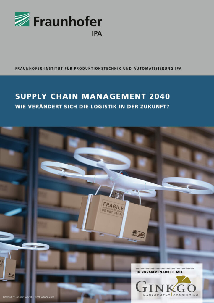Titelseite der Studie Supply Chain Management 2040