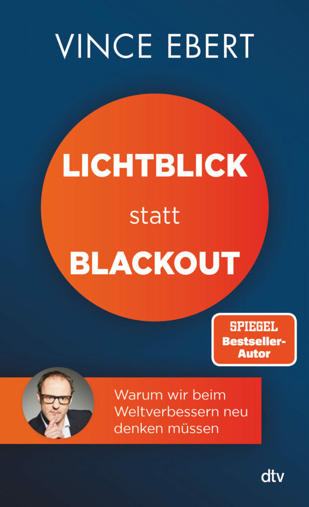 Cover des Buches "Lichtblick statt Blackout" von Vince Ebert