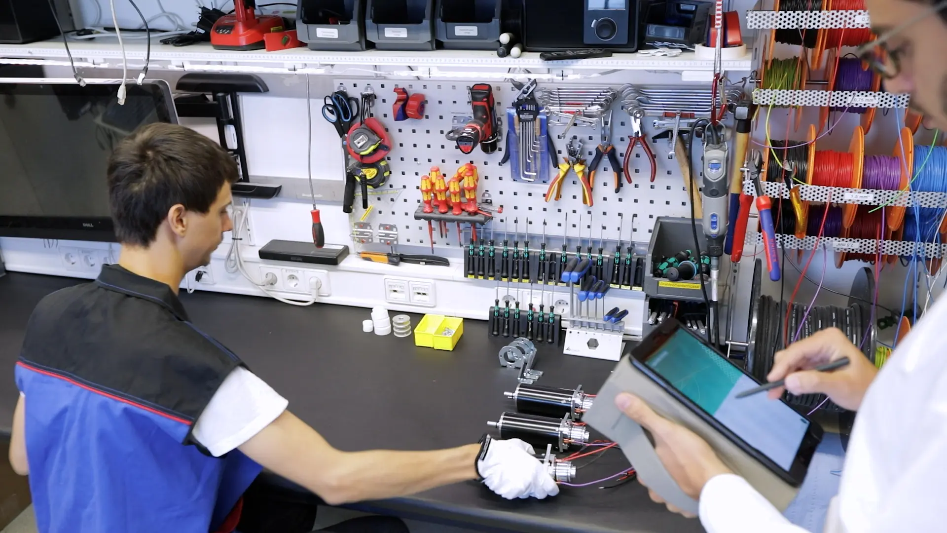 Analyse von Automatisierungspotenzialen in der Montage.