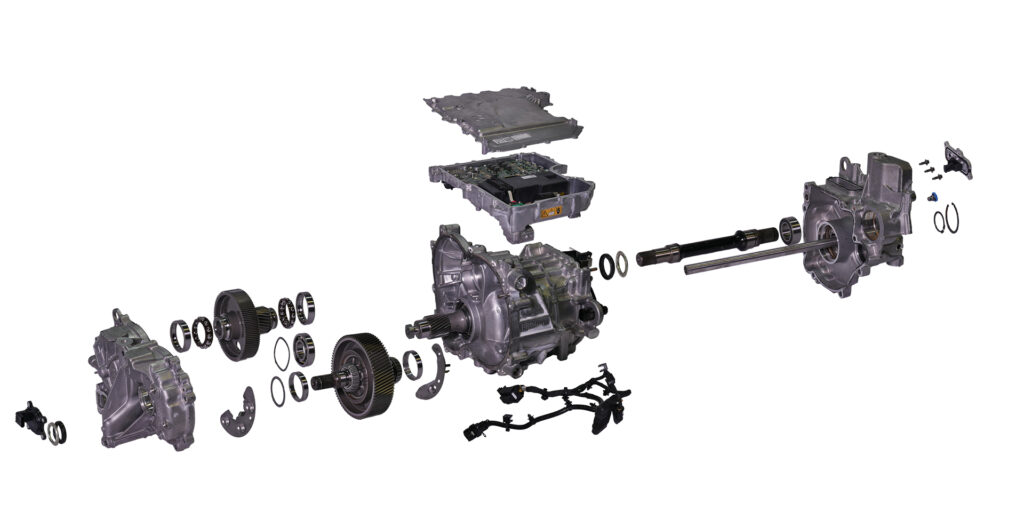 Zerlegter Elektromotor